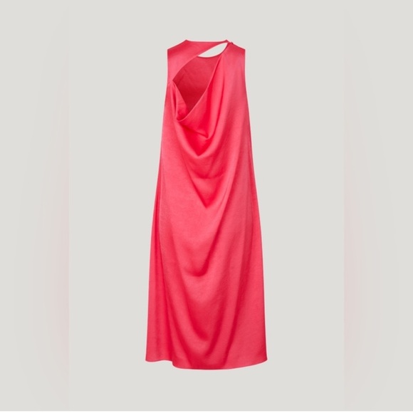 NEW Baum Und Pferdgarten Amami Satin Sleeveless Midi Dress Size 38 EU 6 US - Picture 4 of 6